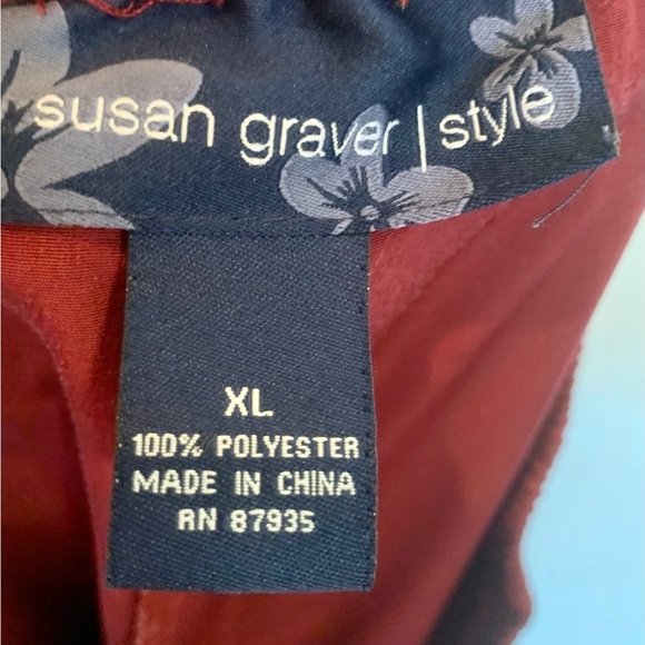 Susan Graver fashion 2pc shirt and pants set size XL - Picture 10 of 10